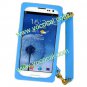 Fancy Handbag Silicone Case Cover Skin for Samsung Galaxy S3 i9300 Blue