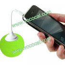 3.5mm Music Sponge Balloon Mini Ball Speaker for iPhone 4 4s iPod iPad 2 Green