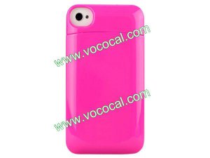 Special PC Hard Drawer Case Cover Skin for iPhone 4 4S with Card Holder