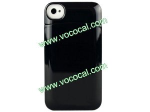 Special PC Hard Drawer Case Cover Skin for iPhone 4 4S with Card Holder