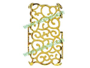 Floral Hollow Out 3D Case Cover for Samsung Galaxy S3 i9300 Golden