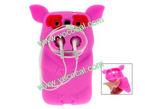 Silicone Cute Pirate Pig Case Cover Skin for Samsung Galaxy S3 i9300