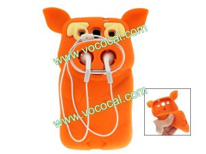 Silicone Cute Pirate Pig Case Cover Skin for Samsung Galaxy S3 i9300
