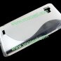 S Style TPU Case Cover Skin for LG Optimus 4X HD P880 Clear White