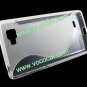 S Style TPU Case Cover Skin for LG Optimus 4X HD P880 Clear White
