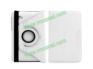 360 Degree Rotating PU Leather Case Stand for Samsung Galaxy Tab P6800 P6810