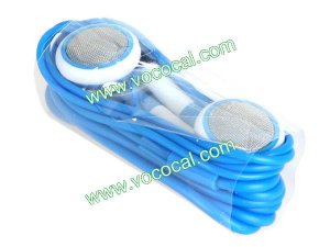 Earphone Headphones with Remote Mic for iPhone 4 4S iPod iPad Blue