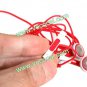 Earphone Headphones with Remote Mic for iPhone 4 4S iPod iPad Red