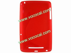 TPU Case Cover Skin for Google Nexus 7 Red