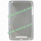 TPU Case Cover Skin for Google Nexus 7 Transparent Grey