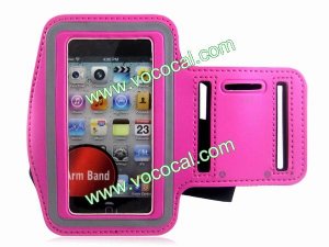 PU Leather Sport Armband Case Cover Skin for iPhone 4/4S