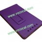 PU Leather Case Cover Stand for 7 Inch Google Nexus 7 Tablet PC Purple