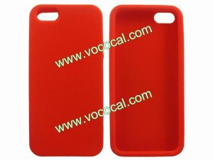 Silicone Protective Case Cover Skin for Apple IPHONE 5 Red