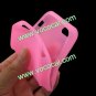 Silicone Protective Case Cover Skin for Apple IPHONE 5 Transparent Pink