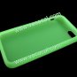 Silicone Protective Case Cover Skin for Apple IPHONE 5 Transparent Green