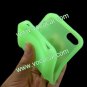 Silicone Protective Case Cover Skin for Apple IPHONE 5 Transparent Green