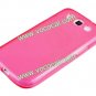 Transparent TPU Case Cover Skin for Samsung i9300 Galaxy S3 Rose