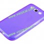 Transparent TPU Case Cover Skin for Samsung i9300 Galaxy S3 Purple