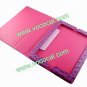 PU Leather Case Cover Skin for Apple iPad 2 3 with Dormancy Function Purple