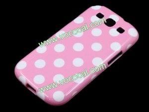 Polka Dots Soft TPU Gel Case Cover Skin for Samsung Galaxy S3 i9300 Pink