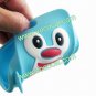 Cute 3D Penguin Silicone Protective Case Cover Skin for iPhone 5 Azure