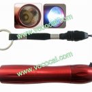 Aluminum Mini 1 LED Keychain Flashlight Key Ring Torch Rose