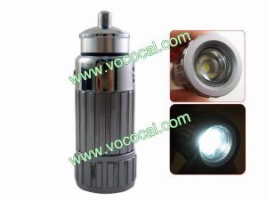 Mini Car Cigarette Lighter Charger Rechargeable LED Emergency Flashlight