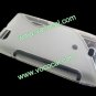 S Line Soft TPU Case Cover Skin for Sony Xperia miro ST23i Clear White