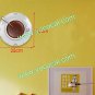 Fancy Decorative Novelty Creative Coffee Time Wall Clock