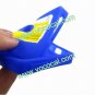 Classic Cassette Tape Soft Silicone Case Cover Skin for iPhone 5 Dark Blue