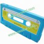 Classic Cassette Tape Silicone Protective Case Cover Skin for iPhone 5 Azure