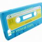 Classic Cassette Tape Silicone Protective Case Cover Skin for iPhone 5 Azure