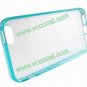 Bumper Frame TPU+PC Frosted Hard Case Cover for iPhone 5 Water Blue