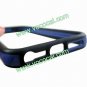 PC + TPU Dual Colors Frame Bumper Case Cover Skin for iPhone 5 Black + Blue
