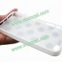 Polka Dots Soft TPU Case Cover Skin for iPhone 5 White with Black Spots