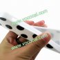 Polka Dots Soft TPU Case Cover Skin for iPhone 5 White with Black Spots