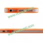 PC + TPU Clear Frame Bumper Case Cover Skin for iPhone 5 Orange