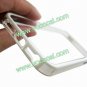 PC + TPU Clear Frame Bumper Case Cover Skin for iPhone 5 White