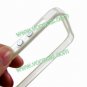 PC + TPU Clear Frame Bumper Case Cover Skin for iPhone 5 White