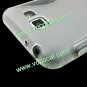 S Line Soft TPU Case Cover Skin for Samsung Galaxy i9050 Clear White