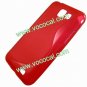 S Line Soft TPU Case Cover Skin for Samsung Galaxy i9050 Red