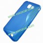 S Line Soft TPU Case Cover Skin for Samsung Galaxy i9050 Blue