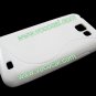 S Line Soft TPU Case Cover Skin for Samsung Galaxy i9050 White