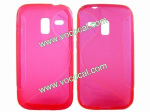 S Line Soft TPU Case Cover Skin for Samsung Galaxy Ace 2 i8160 Rose