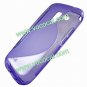 S Line Soft TPU Case Cover Skin for Samsung Galaxy Ace 2 i8160 Purple