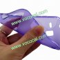 S Line Soft TPU Case Cover Skin for Samsung Galaxy Ace 2 i8160 Purple