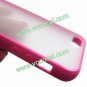 Bumper Frame TPU+PC Frosted Protective Case Cover for iPhone 5 Rose