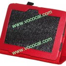 PU Leather Stand Case Cover Pouch for Amazon Kindle Fire HD 7 Inch Tablet Red