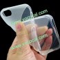 S Line Wave TPU Protective Case Cover Skin for iPhone 5 Clear White