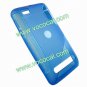 S Line TPU Protective Case Cover Skin for Motorola XT390 Blue